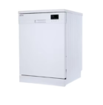 ⁦جنرال سوبريم غسالة صحون, 5 برامج, 13 مكان, 2 رف, خاصية نصف تحميل, أبيض - GSDW1325WG⁩ - الصورة ⁦2⁩