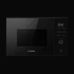 ⁦هيونداي - ميكرويف بلت ان 28 لتر اسود - استانلس استيل من الداخل فولاذ مقاوم للصدا فتح الباب باللمس 8برامج طهي ساعة ديجتال شواية الطهي السريع الطهي المتعدد تذويب سريع - HY-28B⁩ - الصورة ⁦2⁩