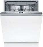 بوش - غسالة أطباق بلت ان بيضاء من الفئة 4، مدمجة بالكامل بعرض 60 سم - SMV4HMX65M