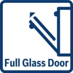 ⁦بوش -  موقد 5 شعلات كهربائي من الفولاذ المقاوم للصدأ، فرن بباب زجاجي كامل سريع التنظيف، سهل التركيب، عناصر تسخين قوية 3000 W من بوش، سعة 105.0 لتر - HKJ190859M⁩ - الصورة ⁦7⁩