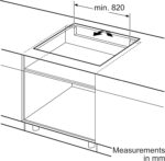 ⁦بوش - موقد كهربائي سيراميك سلسلة 8 اندكشن بلت إن 90 سم – 5 مناطق طهي – أسود – PXX975DC1E⁩ - الصورة ⁦10⁩