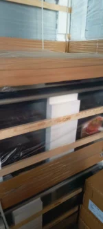 ⁦سيمفر - فرن كهرباء بلت ان 90 سم - 9 وظائف – 1 مروحة توزيع للحرارة + 1 مروحة تبريد داخلية – ستيل مؤقت ديجيتال يعمل باللمس - 142 لتر شواية داخيلة : B 9109 DERM⁩ - الصورة ⁦11⁩