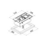 ⁦كيتشن لاين - قلاية زيت كهرباء 30 سم - جويل لاين - ZP.JF001 - JA0FRS000FXS⁩ - الصورة ⁦6⁩
