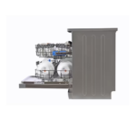 ⁦جنرال سوبريم غسالة صحون,7 برامج,13 مكان,2 رف, خاصية تجفيف, خاصية نصف تحميل, فضي - GSDW1327XVT⁩ - الصورة ⁦6⁩