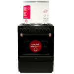 ⁦سيمفر - فرن فري ستاند اسود روز قولد 60*60 سم 4 عيون - F6402SGRIM-SMF02⁩ - الصورة ⁦4⁩