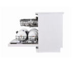 ⁦جنرال سوبريم غسالة صحون, 6 برامج,13 مكان,2 رف, خاصية تجفيف, خاصية نصف تحميل,أبيض - GSDW1326WVT⁩ - الصورة ⁦10⁩