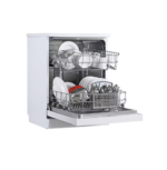 ⁦جنرال سوبريم غسالة صحون ,7 برامج,12 مكان,2 رف, وظيفة تجفيف إضافي, خاصية نصف تحميل,ابيض - GS9100WA⁩ - الصورة ⁦4⁩