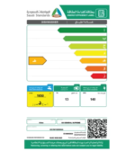 ⁦جنرال سوبريم غساله صحون , 5 برامج , 13 مكان , 2 رف, خاصية نصف تحميل, تجفيف إضافي, ستانلس ستيل - GSDW1325SSGA⁩ - الصورة ⁦5⁩