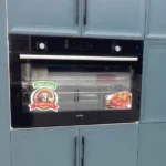 سيمفر - فرن كهرباء بلت-إن 90 سم – 10 وظائف - 142 لتر - مروحة لتوزيع الحرارة + مروحة للتبريد بوظيفة التريو _ خاصية التنظيف الذاتي – اسود - B 9109 DERB