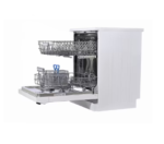 ⁦جنرال سوبريم غسالة صحون, 5 برامج, 12 مكان, 2 رف, خاصية تجفيف, خاصية نصف تحميل, أبيض - GSDW1225WVT⁩ - الصورة ⁦5⁩