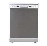 جنرال سوبريم غسالة صحون ,7 برامج,12 مكان,2 رف, وظيفة تجفيف إضافي, خاصية نصف تحميل, فضي - GS9100SSA