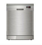 جنرال سوبريم غساله صحون , 5 برامج , 13 مكان , 2 رف, خاصية نصف تحميل, تجفيف إضافي, ستانلس ستيل - GSDW1325SSGA