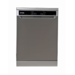 جنرال سوبريم غسالة صحون,7 برامج,13 مكان,2 رف, خاصية تجفيف, خاصية نصف تحميل, فضي - GSDW1327XVT