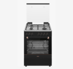 سيمفر - فرن فري ستاند اسود روز قولد 60*60 سم 4 عيون - F6402SGRIM-SMF02