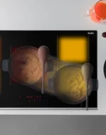 ⁦البا الايطالية - سطح بلت ان كهرباء حث حراري سيراميك ايطالي 60 سم - ASEIN604XF⁩ - الصورة ⁦4⁩