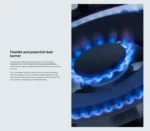 ⁦البا الايطالية - سطح بلت ان 4 عيون غاز ايطالي 75 سم - ASELIOEN75-545⁩ - الصورة ⁦6⁩