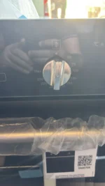 ⁦ماستر جاز - فرن بلت ان 60 سم أسود - 7 وظائف كهرباء ديجيتال - مروحتين - 2 مفاتيح للتحكم - سيخ شواية - 73 لتر - O66E7DX⁩ - الصورة ⁦3⁩