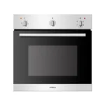 ماستر جاز - فرن بلت ان 60 سم - 4 وظائف كهرباء - 3 مفاتيح للتحكم - سيخ شواية - 65 لتر - O66E4MX