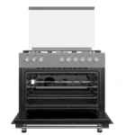 ⁦جورينيه، فرن غاز قائم بذاته، 90*60 سم 5 عيون ستيل - GI9221S-SA⁩ - الصورة ⁦4⁩