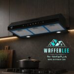 ⁦اي ار AR - شفاط جداري كاست 90 سم أسود - قوة 480 م3/الساعة - C9T02⁩ - الصورة ⁦3⁩