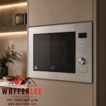⁦اي ار AR - ميكرويف بلت ان 25 لتر ستانلس ستيل مع باب زجاج أسود - 60*38 سم  - القدرة الكهربائية المدخلة: 1320 واط قدرة الميكرويف الخارجة: 850 واط قدرة الشواية: 1200 واط - Q25UGS86-AR8A⁩ - الصورة ⁦4⁩