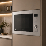 ⁦اي ار AR - ميكرويف بلت ان 25 لتر ستانلس ستيل مع باب زجاج أسود - 60*38 سم  - القدرة الكهربائية المدخلة: 1320 واط قدرة الميكرويف الخارجة: 850 واط قدرة الشواية: 1200 واط - Q25UGS86-AR8A⁩ - الصورة ⁦7⁩