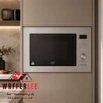 ⁦اي ار AR - ميكرويف بلت ان 25 لتر ستانلس ستيل مع باب زجاج أسود - 60*38 سم  - القدرة الكهربائية المدخلة: 1320 واط قدرة الميكرويف الخارجة: 850 واط قدرة الشواية: 1200 واط - Q25UGS86-AR8A⁩ - الصورة ⁦6⁩