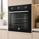 ⁦وندرفول كيتشنز - فرن كهربائي بلت إن 60 سم، 77 لتر، أسود، 4 وظائف – OV-0160BK-4F-M⁩ - الصورة ⁦2⁩